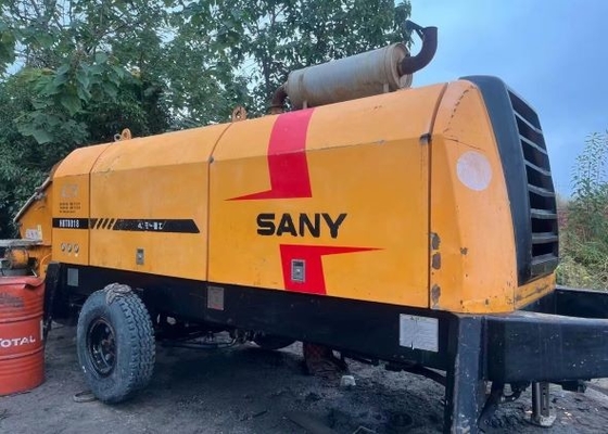 Bomba de concreto montada em caminhão Sany usada de segunda mão HBT80C-1818D