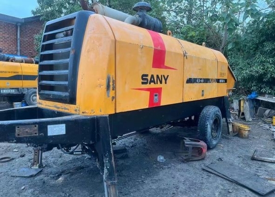 Bomba de concreto montada em caminhão Sany usada de segunda mão HBT80C-1818D