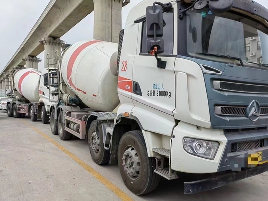Caminhão misturador de concreto usado cúbico SANY 12 montado SY412C-8S com motor Hino