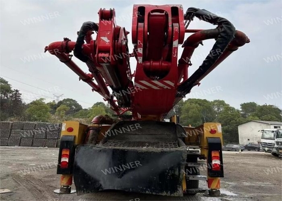 Caminhão de bomba de concreto usado 2019 49M bomba de concreto de segunda mão 3 eixos