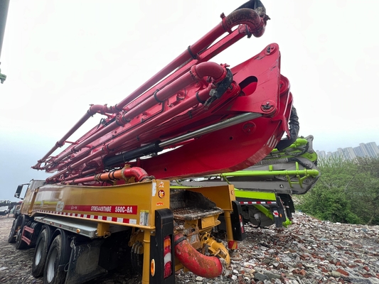 2020 SANY 56m caminhão de bomba de concreto usado com chassi Benz